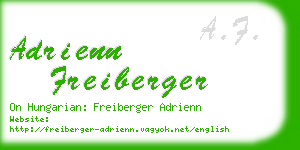 adrienn freiberger business card